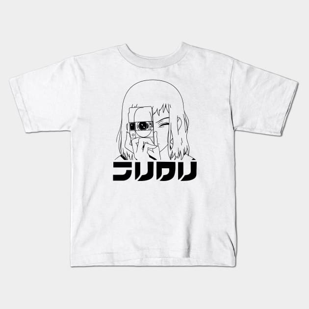 FLCL - Mamimi Camera Kids T-Shirt by waveformUSA